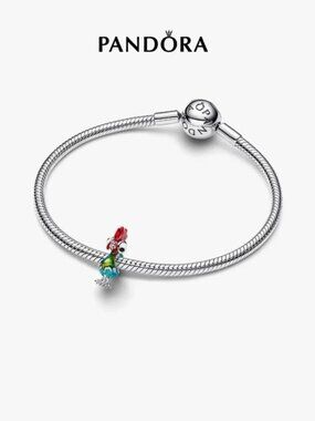 Pandora Silver Bracelet with Multicolored Parrot Charm